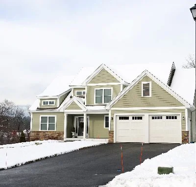 Property with palm trees in Ann Arbor, MI.